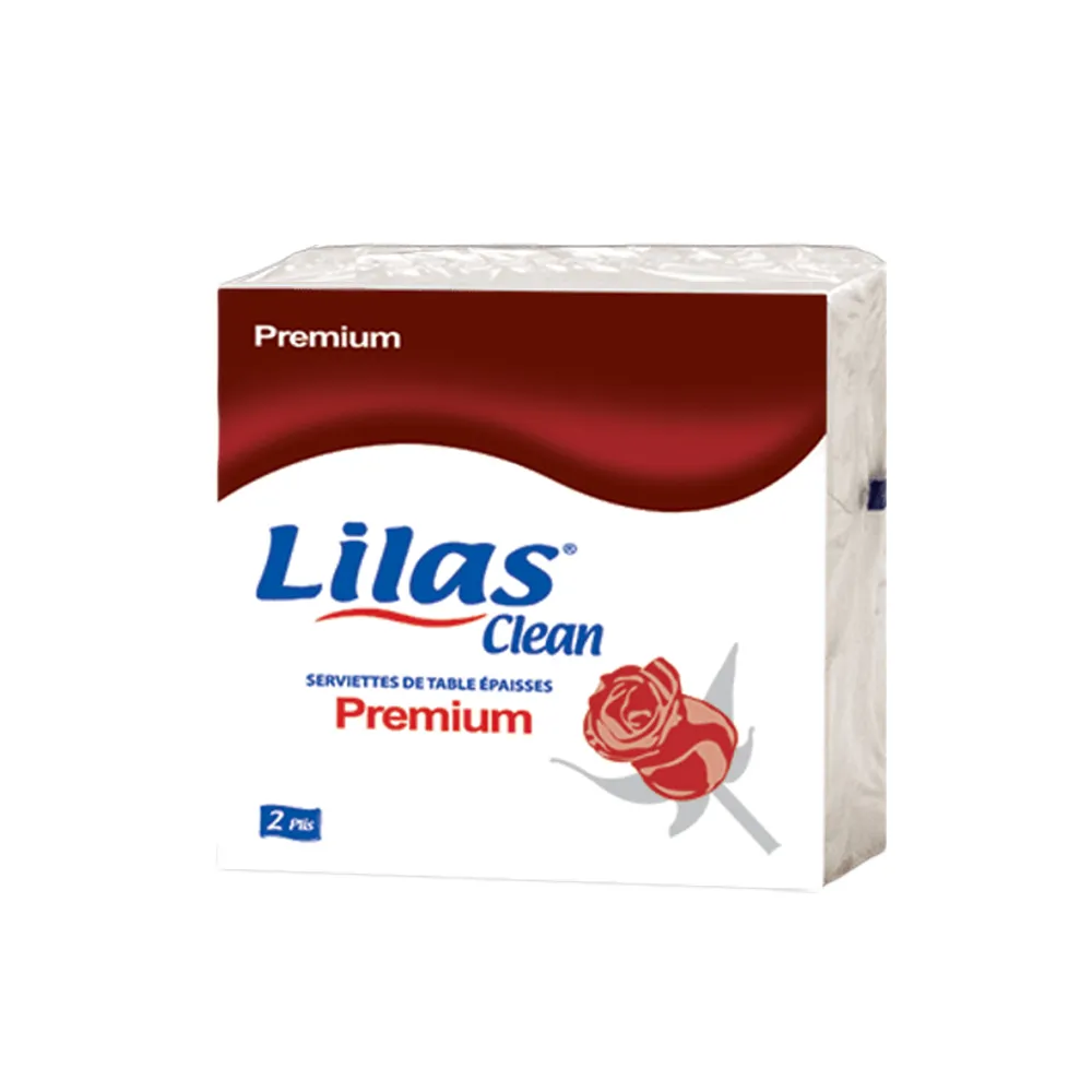 lilas serviettes de table 40*40cm *45pcs