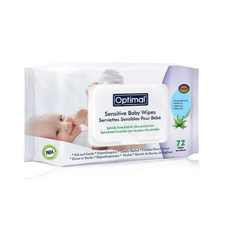 optimal serviettes baby wipes 72 w lid