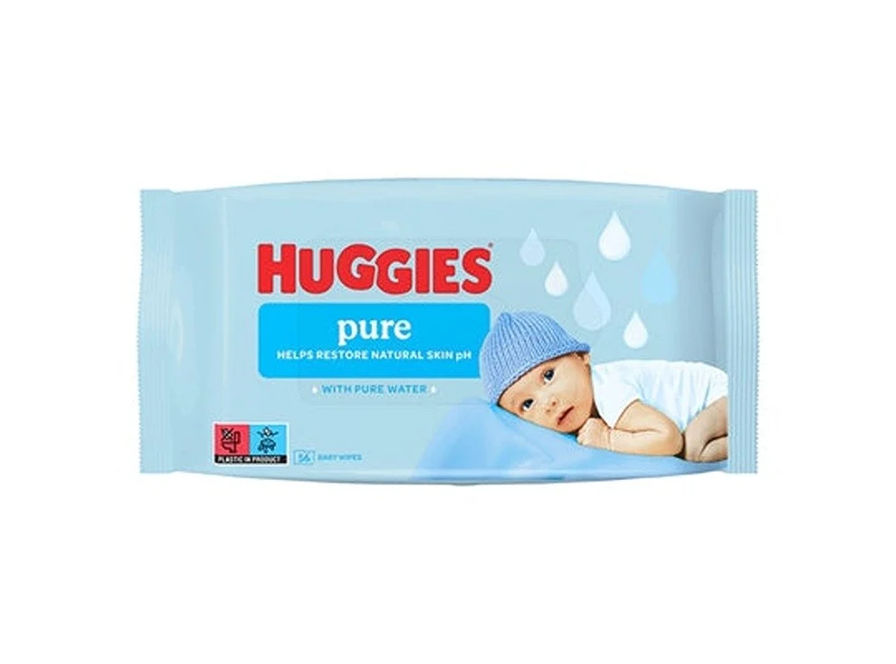 huggies pure water wipes 48 pcs
