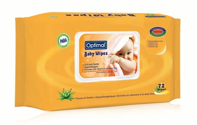 optimal baby wipes 72 pcs