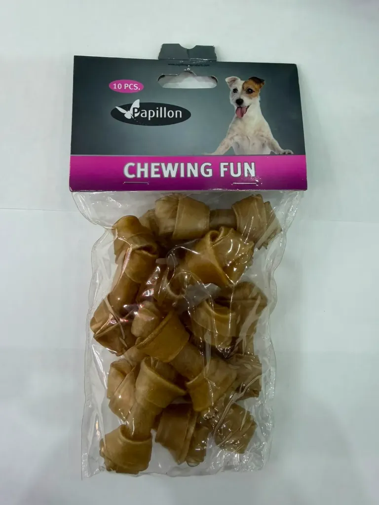 PAPILLON CHEWING BONES 6.5CM 90G