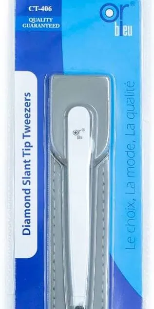 406 Diamond Slant Tip Tweezers