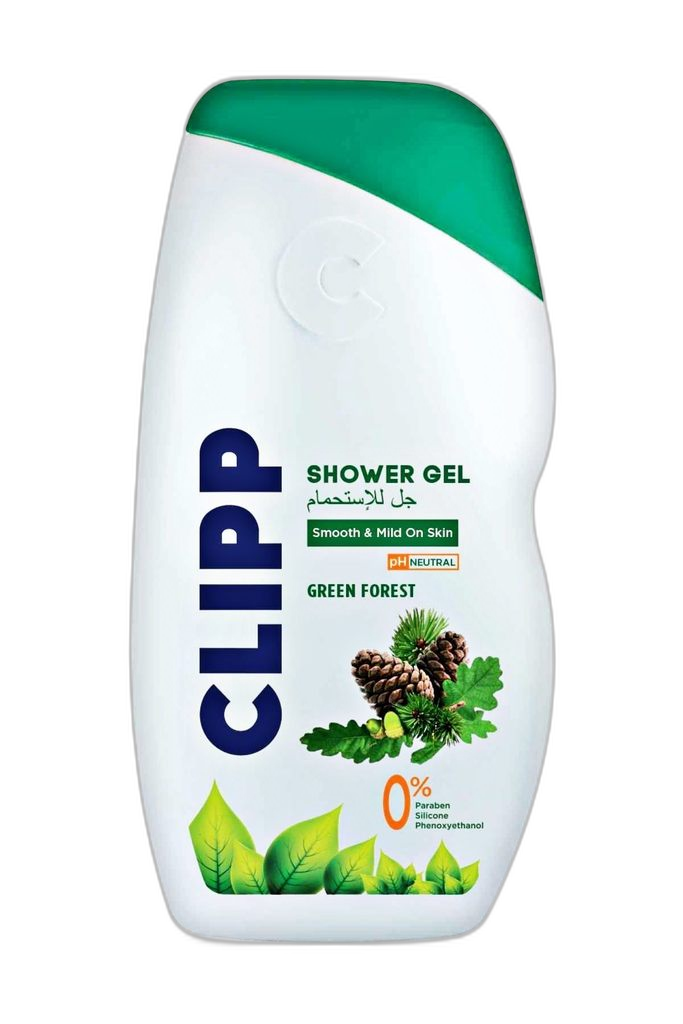 clipp shower gel green forest 750ml