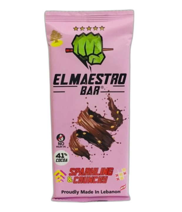 el maestro شوكولاتة قالب مقرمش 60gr