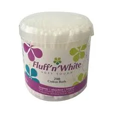 Fluff'n white 200 cotton buds
