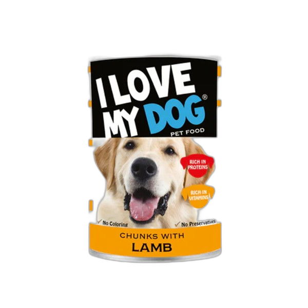 حب my كلب قطع مع lamb 400gr