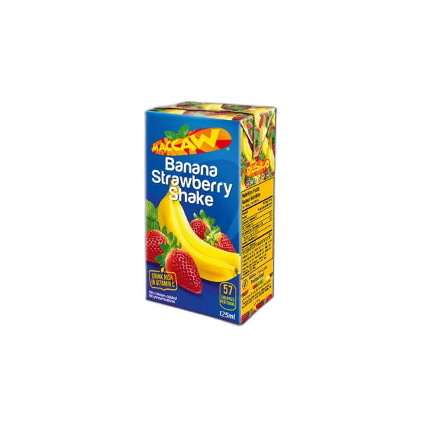 Maccaw banana strawberry shake