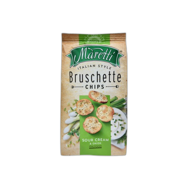 Maretti Bruschette حامض كريمة & بصل 70g