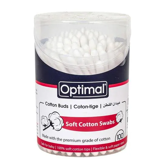 Optimal 100 soft cotton swabs