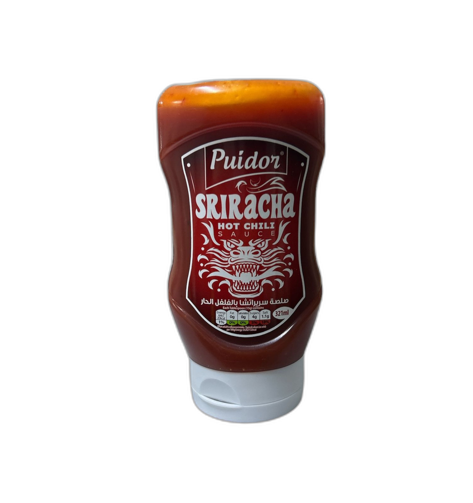 puidor srirasha حار فلفل حار صلصة 321ml
