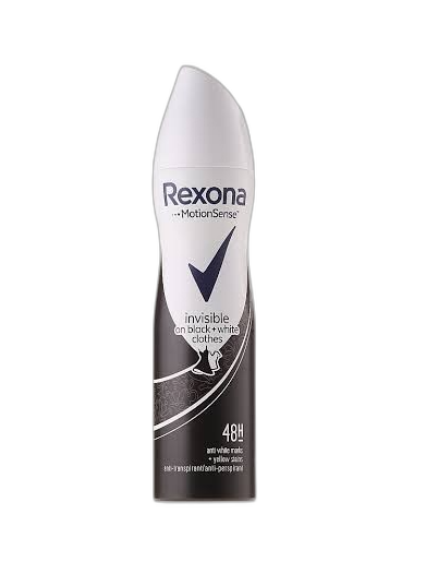 لفة on rexona غير مرئي جاف أسود/أبيض 50ml
