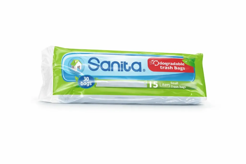 [10011174] Sanita قمامة كيس milky صغير *30 أكياس