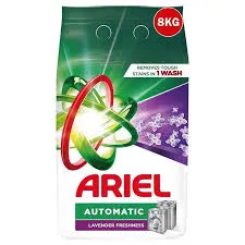 [50786] Ariel powder 8kg lavender