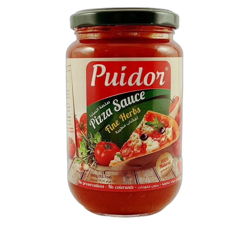 Puidor oizza fine herbs sauce