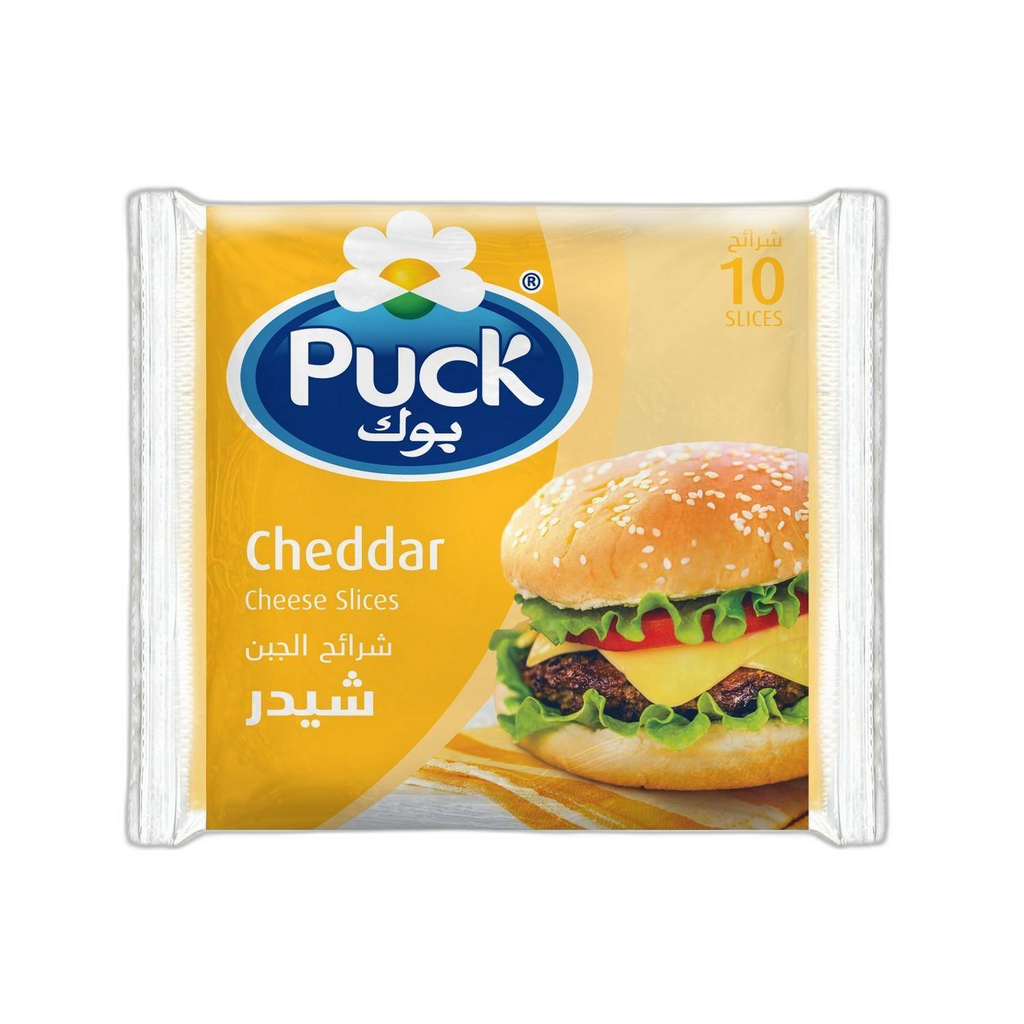 Puck cheddar cheese 10 slices