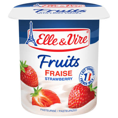 [30077914] ELLE&VIRE FRAISE 125G