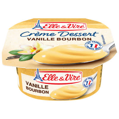 Elle & vire vanille bourbon creme dessert