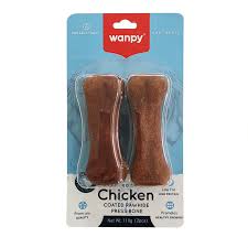 [6307] wanpy كلب دجاج jerky & rawhide twists 100 gr