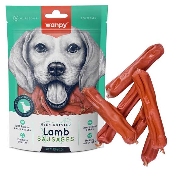 wanpy كلب thoothbrush lamb sausages 100gr