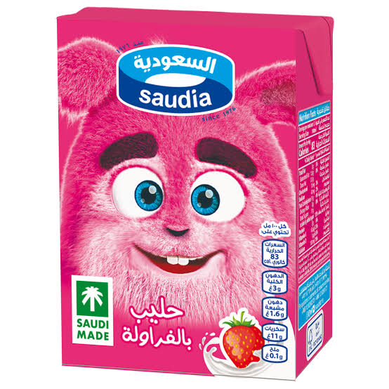 [15970] السعودية حليب بالفراولة 200 مل