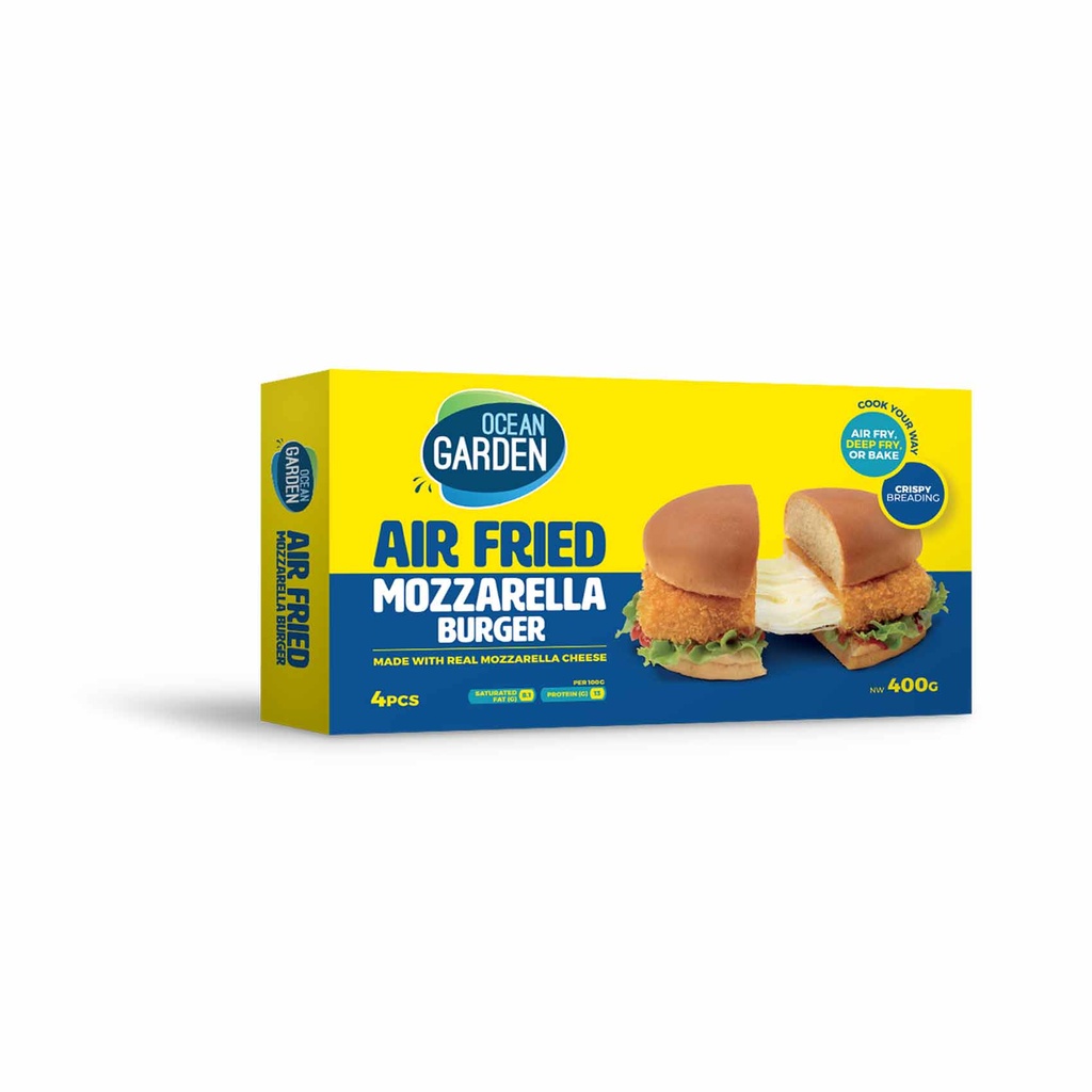 [15397] Ocean garden air fried mozzarella burger 4pcs 400g