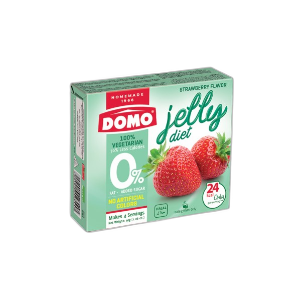 Domo jelly strawberry vegetarian