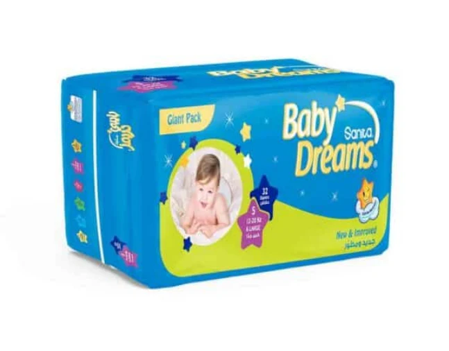 Baby dreams 5 (12-20)kg 32 diapers