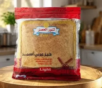 خبز عربي اسمر تنور العصر