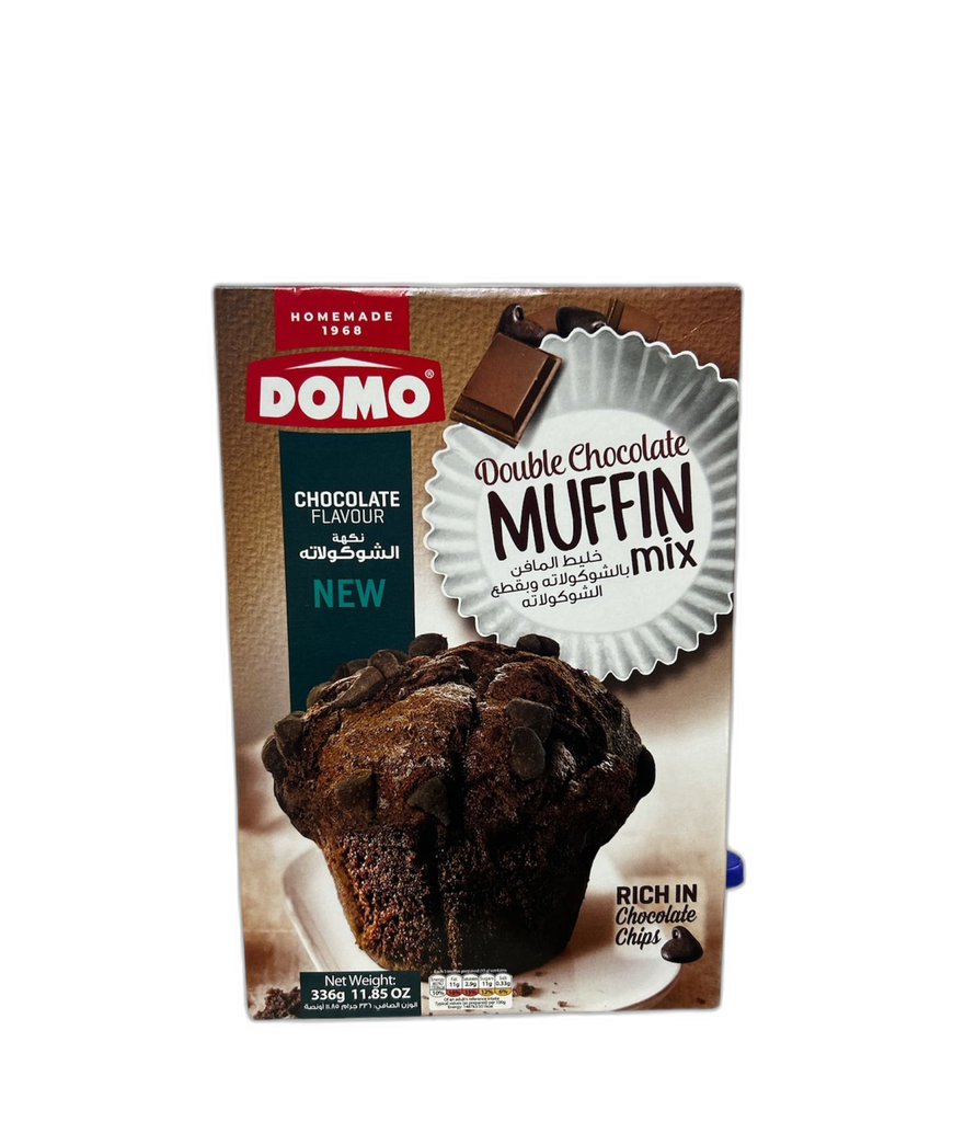 Domo double chocolate muffin mix chocolate flavour