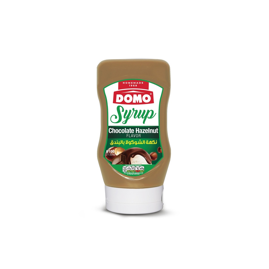 Domo syrup chocolate hazelnu 610g