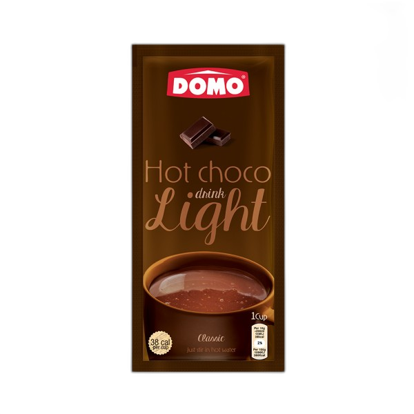 Domo light hot chocolate milk chocolate