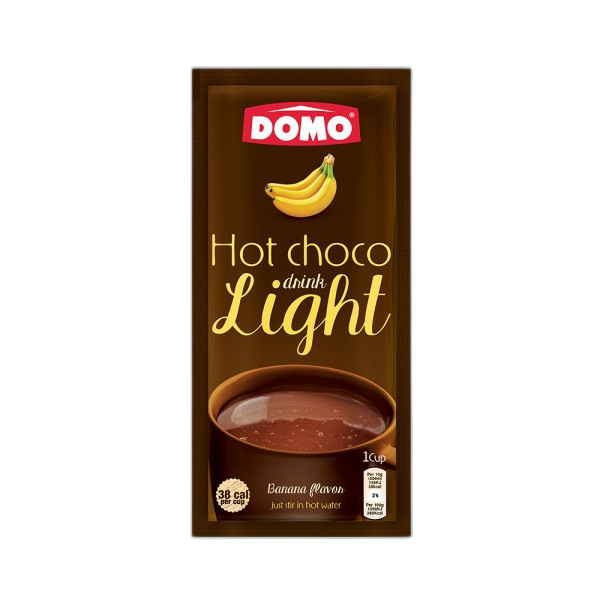 Domo light hot chocolate banana
