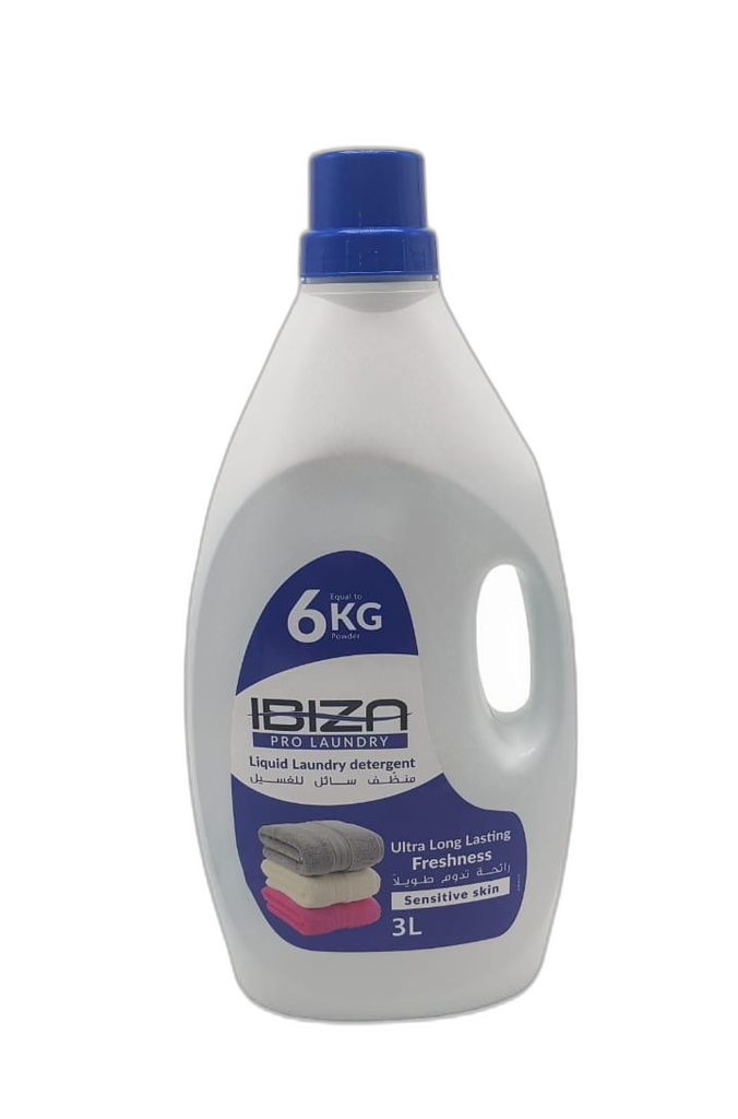 Ibiza laundry detergent sensitive skin 3L
