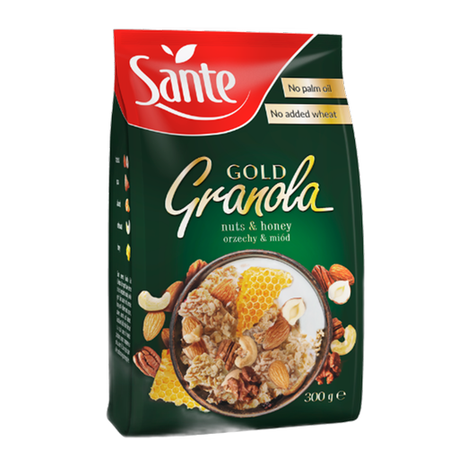 [1882] Sante gold granola nuts and honey 300g