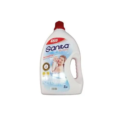 Sanita sensitive laundry detergent 3L+ free happies cotton care