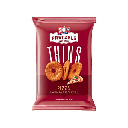 Snips pretzels pizza