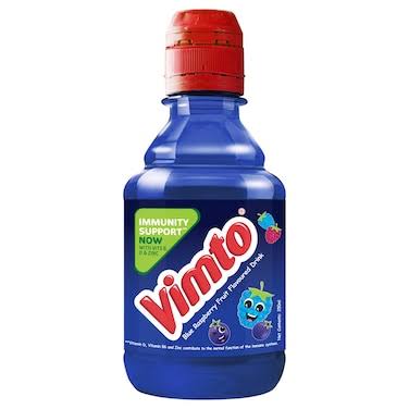 Vimto blue raspberry fruit drink