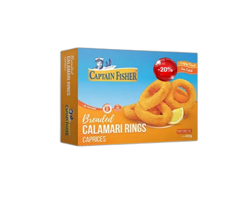 [12116] Captain fisher calamari rings 400g