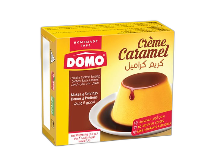 Creme caramel domo